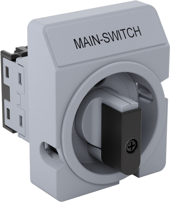 Kompakt Ayırma Anahtarı, Panele Monte, 4-Circuit, Gri, 16A @600V AC, 20A @24V DC
