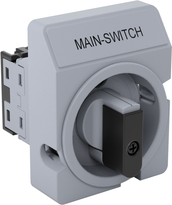 Kompakt Ayırma Anahtarı, Panele Monte, 4-Circuit, Gri, 20A @600V AC, 25A @24V DC