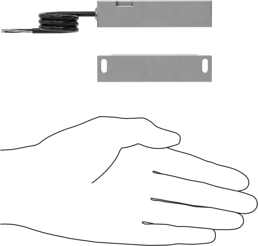 Manyetik Çalıştırmalı Anahtar, Tel Uçları, Paslanmaz Çelik, 3Pst-1NO/2NC, 30V DC, 0,47" Maksimum Algılama