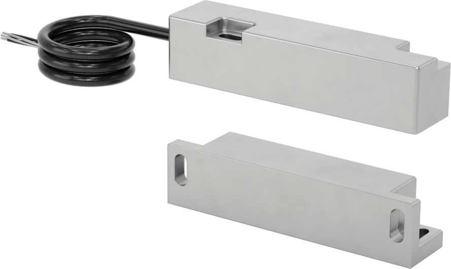 Manyetik Çalıştırmalı Anahtar, Tel Uçları, Paslanmaz Çelik, 3Pst-1NO/2NC, 30V DC, 0,47" Maksimum Algılama