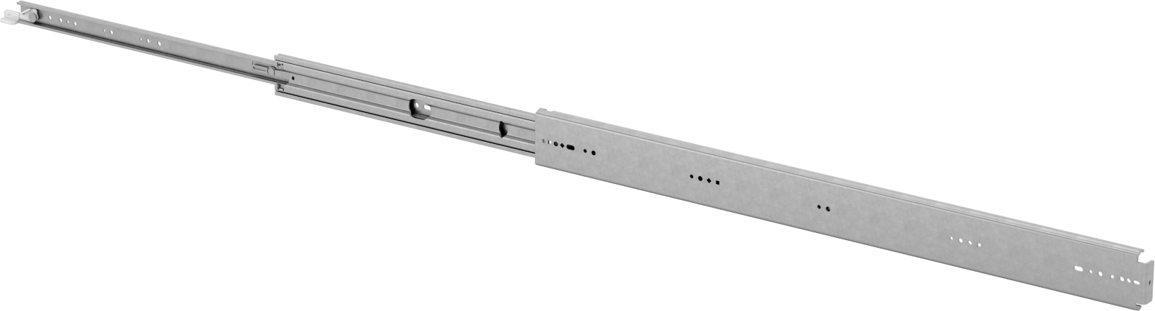 Kilitli Açık/Kilitli Kapalı Çekmece Kılavuzları, 34" Kapalı Uzunluk