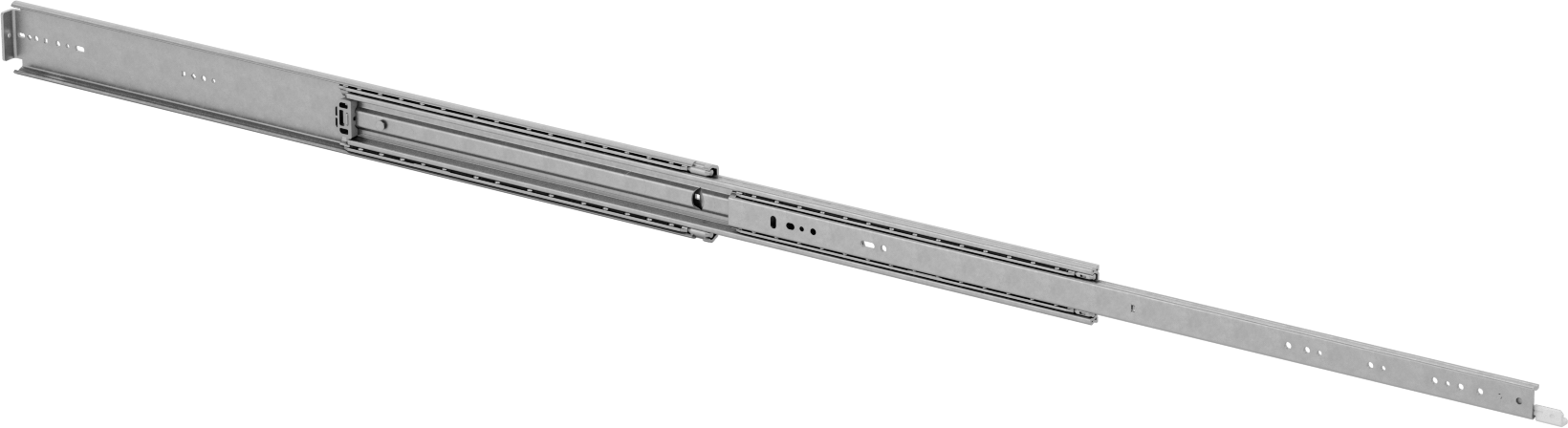 Kilitli Açık/Kilitli Kapalı Çekmece Kılavuzları, 34" Kapalı Uzunluk