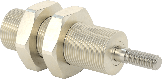 Minyatür Dişli Gövdeli Hava Silindiri, Tek Etkili, 3/8" Delik, 1/2" OD, 1/2" Strok Uzunluğu
