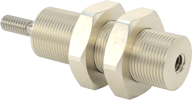Minyatür Dişli Gövdeli Hava Silindiri, Tek Etkili, 3/8" Delik, 1/2" OD, 1/2" Strok Uzunluğu