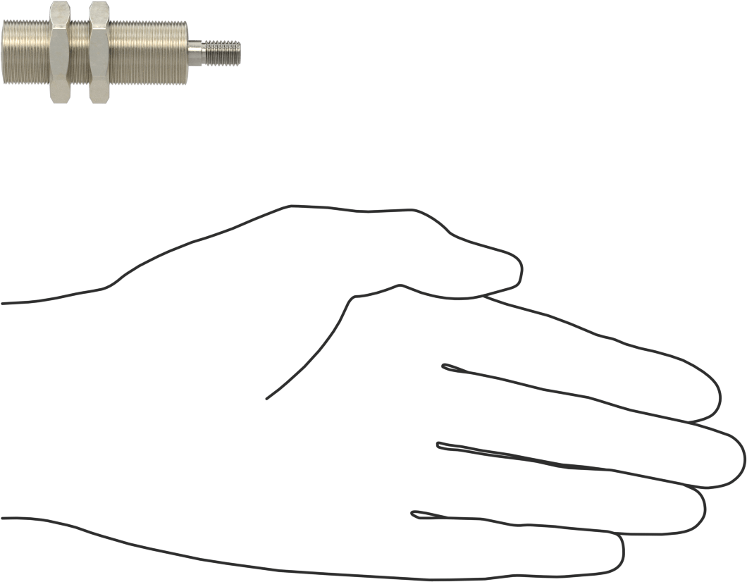 Minyatür Dişli Gövdeli Hava Silindiri, Tek Etkili, 1/2" Delik Çapı, 5/8" OD, 3/4" Strok Uzunluğu