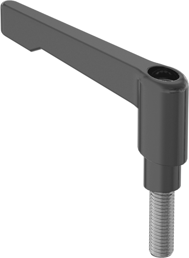 Ayarlanabilir Güvenlik Kolu, 30 mm Uzunlukta M10 x 1,5 mm Dişli Saplama