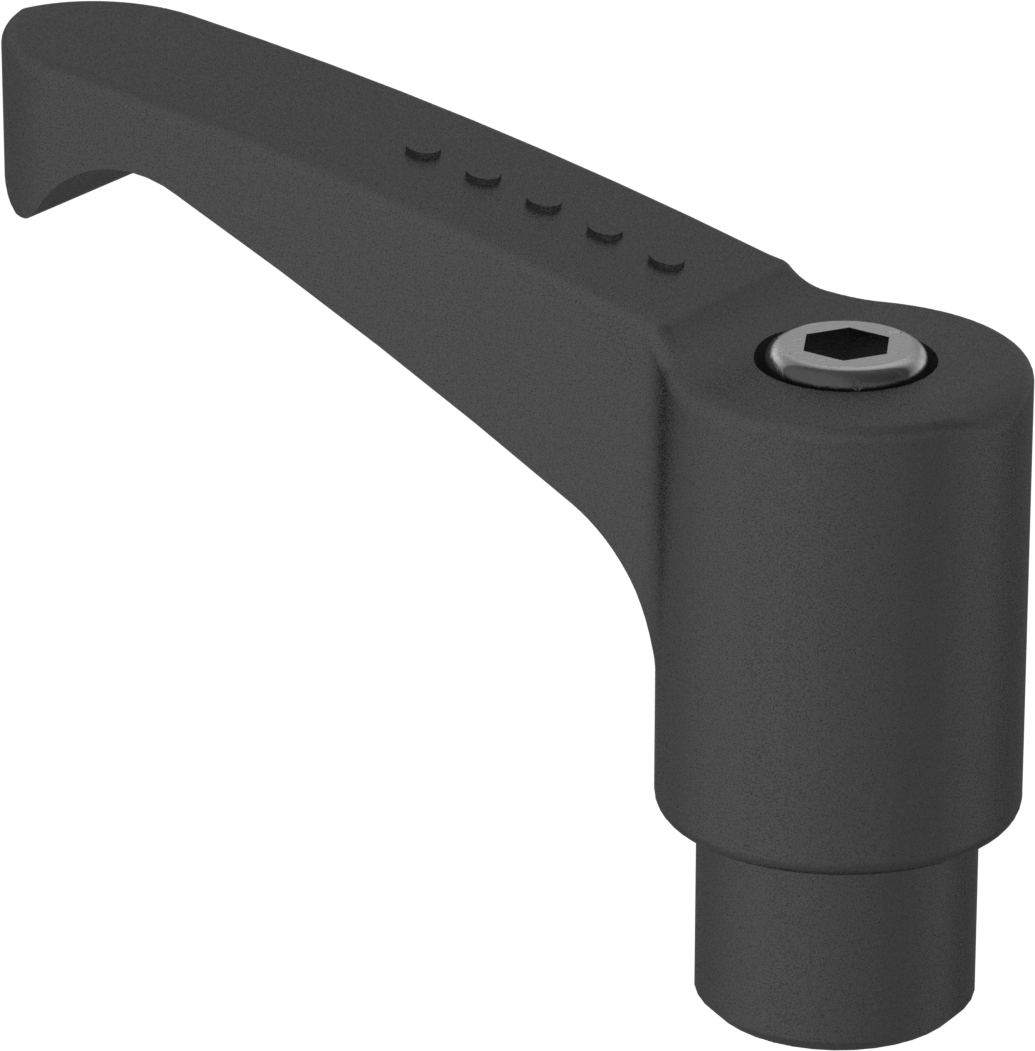 Ayarlanabilir Güvenlik Kolu, 1/4"-20 Dişli Delik, 1-7/16" Çıkıntı