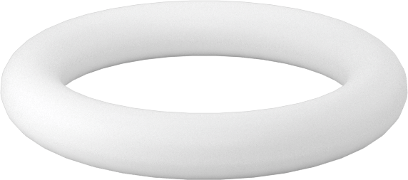 Ultra Kimyasal Dirençli Sert PTFE O-Ringler, Düz Dişli Bağlantılar için, Dash No. 903