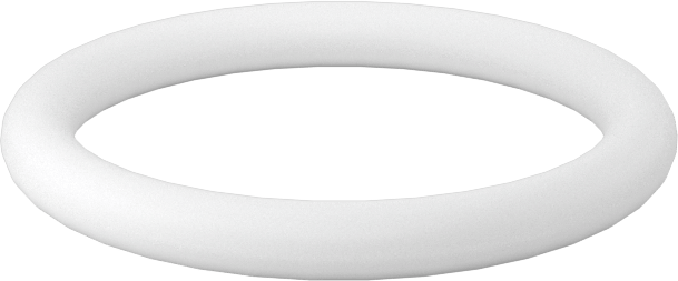 Ultra Kimyasal Dirençli Sert PTFE O-Ringler, Düz Dişli Bağlantılar için, Dash No. 908