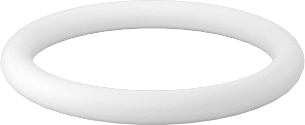 Ultra Kimyasal Dirençli Sert PTFE O-Ringler, Düz Dişli Bağlantılar için, Dash No. 910
