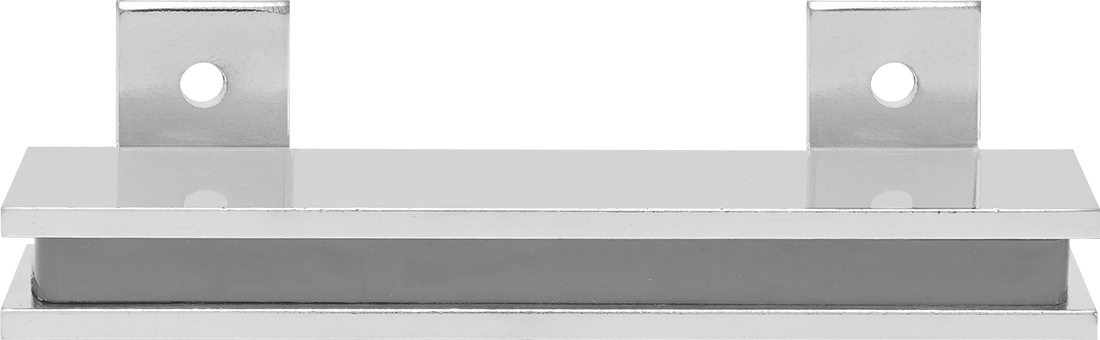 Screw-Mount Magnetic Tool Holder, 120 lbs. Capacity, Nickel-Plated Steel