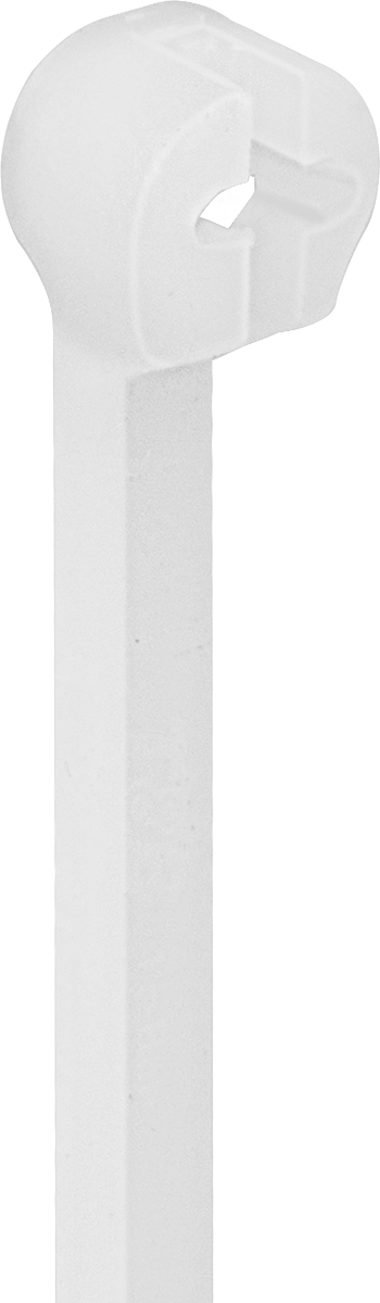 Hassas Ayarlı Naylon Kablo Bağları, Standart, 8" Uzunluk, 30 lb. Kopma Mukavemeti, Krem