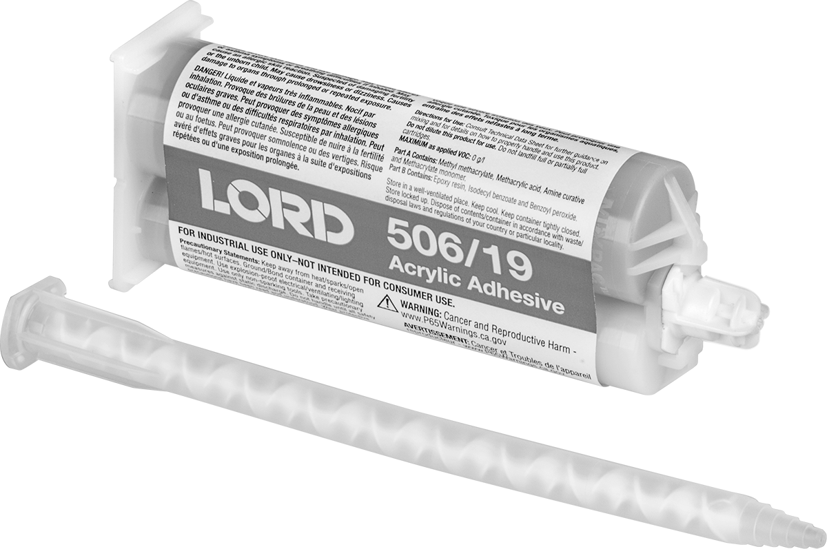 Yapısal Yapıştırıcı, Kimyasallara Dayanıklı Epoksi, Lord 506/19, 1.69 FL. oz