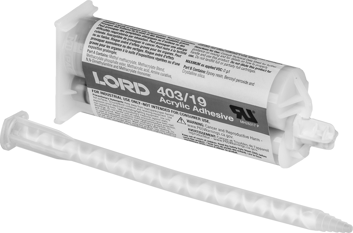 Yapısal Yapıştırıcı, Kimyasallara Dayanıklı Epoksi, Lord 406/19, 1.69 FL. oz
