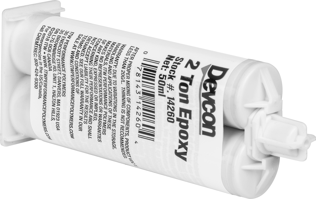 Yapısal Yapıştırıcı, Devcon, 2 Ton Epoksi, 1.69 FL. oz., Kartuş