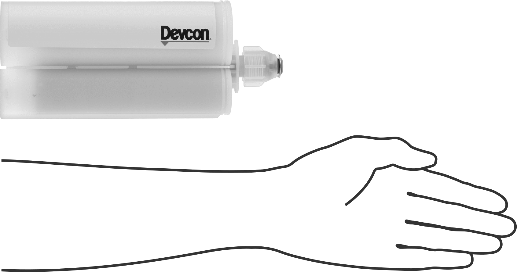 Yapısal Yapıştırıcı, Epoksi, Devcon hp 250, 13,5 FL. oz. Kartuş