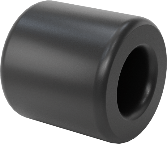 Yüksek Mukavemetli PEEK Kuru Çalışan Kovanlı Rulman, 1/8“ Mil Çapı ve 1/4” Muhafaza İç Çapı için, 1/4" Uzunluk