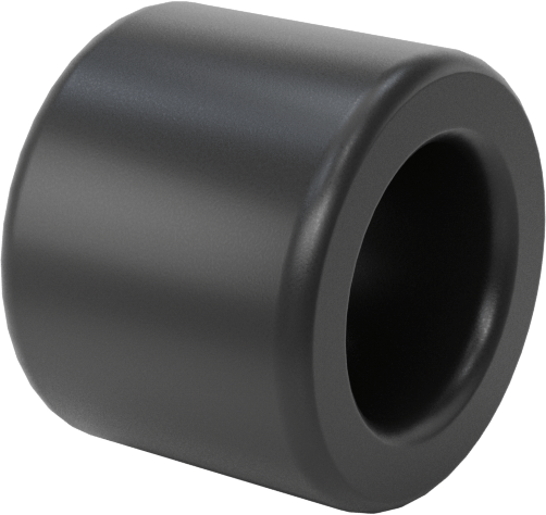 Yüksek Mukavemetli PEEK Kuru Çalışan Kovanlı Rulman, 3/16“ Mil Çapı ve 5/16” Muhafaza İç Çapı için, 1/4" Uzunluk