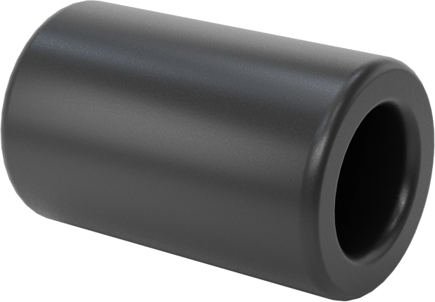 Yüksek Mukavemetli PEEK Kuru Çalışan Kovanlı Rulman, 3/16“ Mil Çapı ve 5/16” Muhafaza İç Çapı için, 1/2" Uzunluk