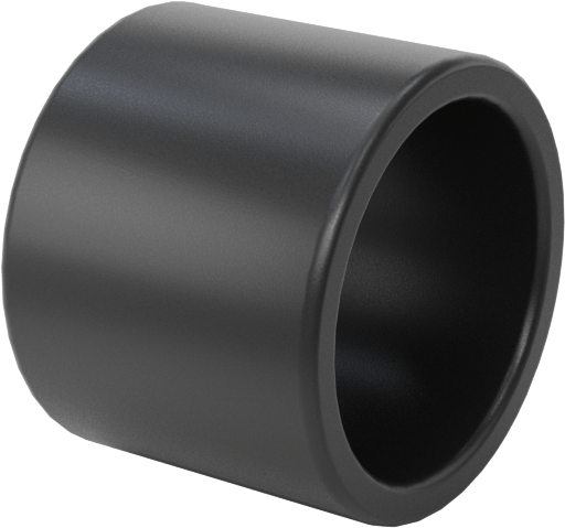 Yüksek Mukavemetli PEEK Kuru Çalışan Kovanlı Rulman, 1/4“ Mil Çapı ve 5/16” Muhafaza İç Çapı için, 1/4" Uzunluk
