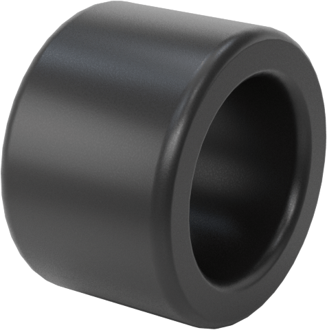 Yüksek Mukavemetli PEEK Kuru Çalışan Kovanlı Rulman, 1/4“ Mil Çapı ve 3/8” Muhafaza İç Çapı için, 1/4" Uzunluk