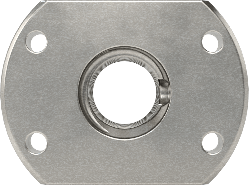 Flanşlı Top Somun, M16 Diş Boyutu, 40 mm Uzunluk, 34 mm Çap