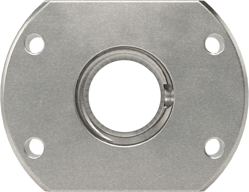Flanşlı Top Somun, M20 Diş Boyutu, 40 mm Uzunluk, 40 mm Çap