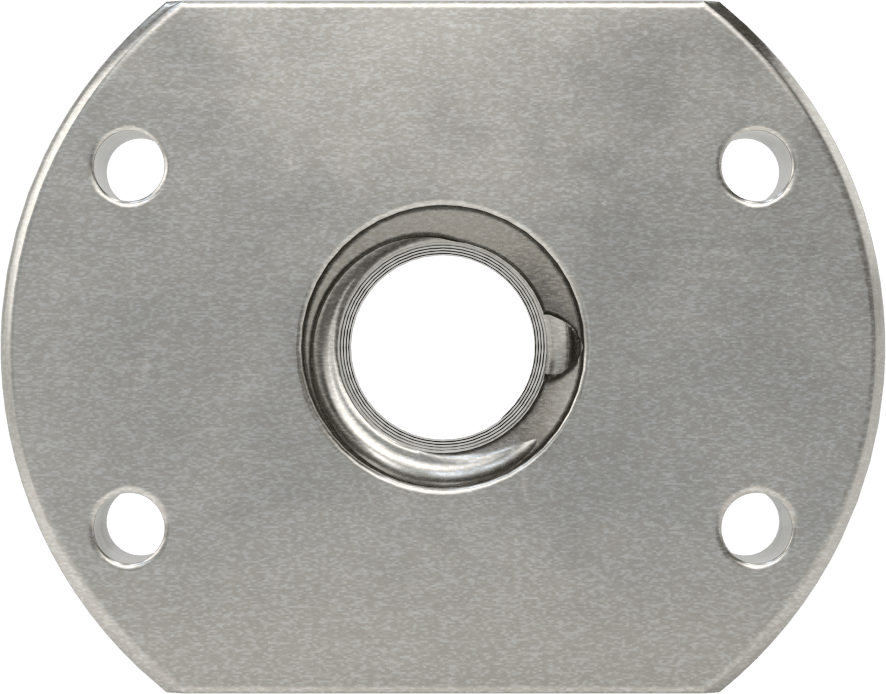 Flanşlı Top Somun, M20 Diş Boyutu, 64 mm Uzunluk, 52 mm Çap