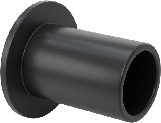 Kuru Çalışan PEEK Flanşlı Kovanlı Rulman, 1/4“ Mil Çapı ve 5/16” Muhafaza İç Çapı için, 1/2" Uzunluk