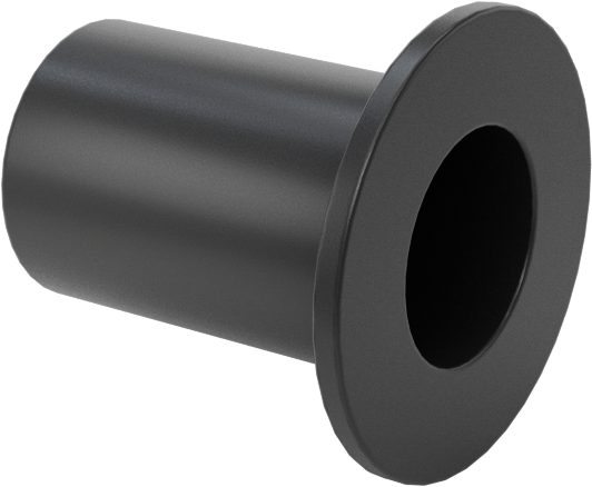 Kuru Çalışan PEEK Flanşlı Kovanlı Rulman, 1/4“ Mil Çapı ve 5/16” Muhafaza İç Çapı için, 1/2" Uzunluk