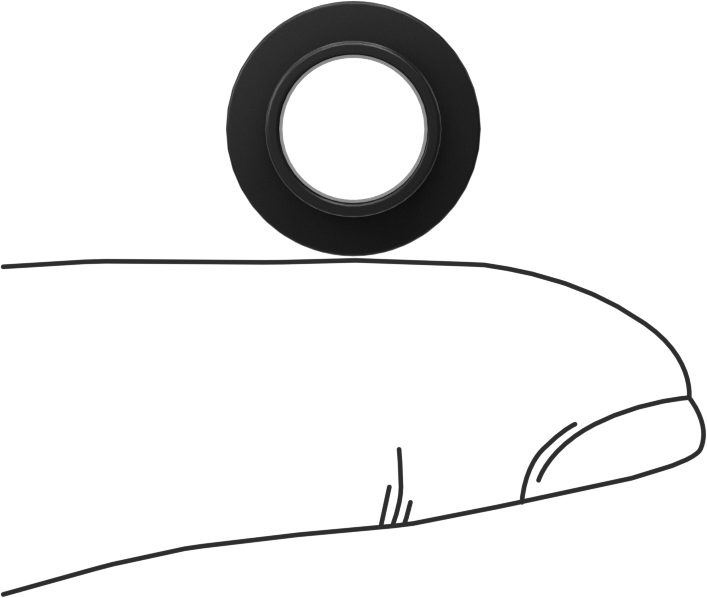 Kuru Çalışan PEEK Flanşlı Kovanlı Rulman, 5/16“ Mil Çapı ve 3/8” Muhafaza İç Çapı için, 1/4" Uzunluk