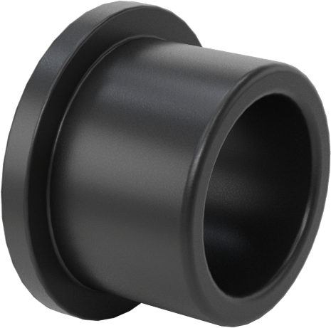Kuru Çalışan PEEK Flanşlı Kovanlı Rulman, 3/8“ Mil Çapı ve 1/2” Muhafaza İç Çapı için, 3/8" Uzunluk