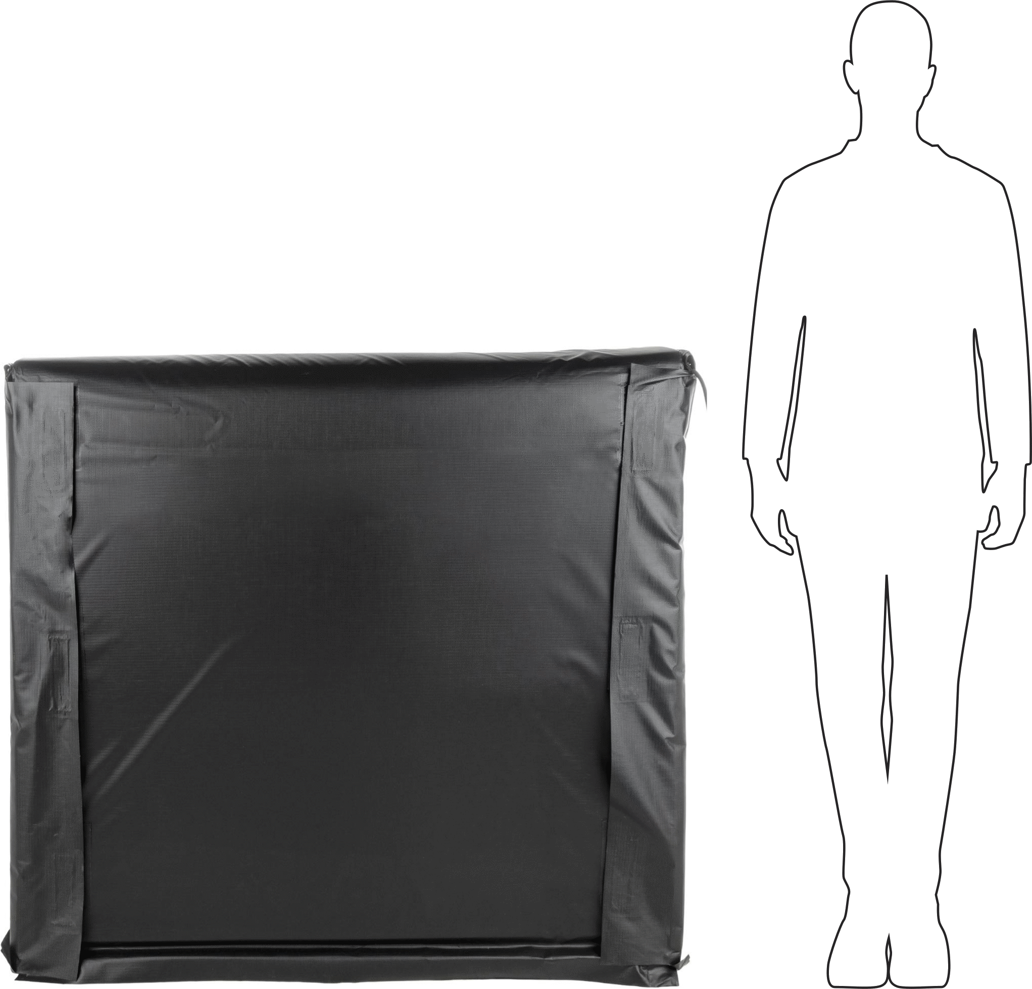 Isıtmalı Depolama Muhafazası, 32“ Uzunluk x 44” Genişlik x 46" Yükseklik İç Mekan