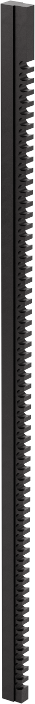 Tek Geçişli Kilit Yuvası Broşu, 5/16" Kama Yuvası Genişliği için, Tip C