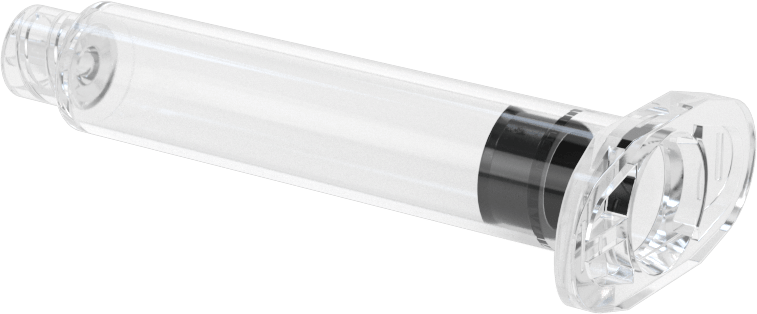 Şırınga Gövdesi, Luer Lock Bağlantılı, Yarı Şeffaf, 5 ml Kapasite