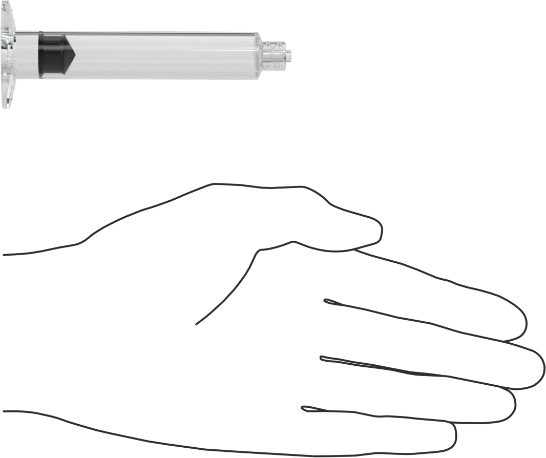 Şırınga Gövdesi, Luer Lock Bağlantılı, Yarı Şeffaf, 10 ml Kapasite