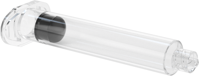 Şırınga Gövdesi, Luer Lock Bağlantılı, Yarı Şeffaf, 10 ml Kapasite