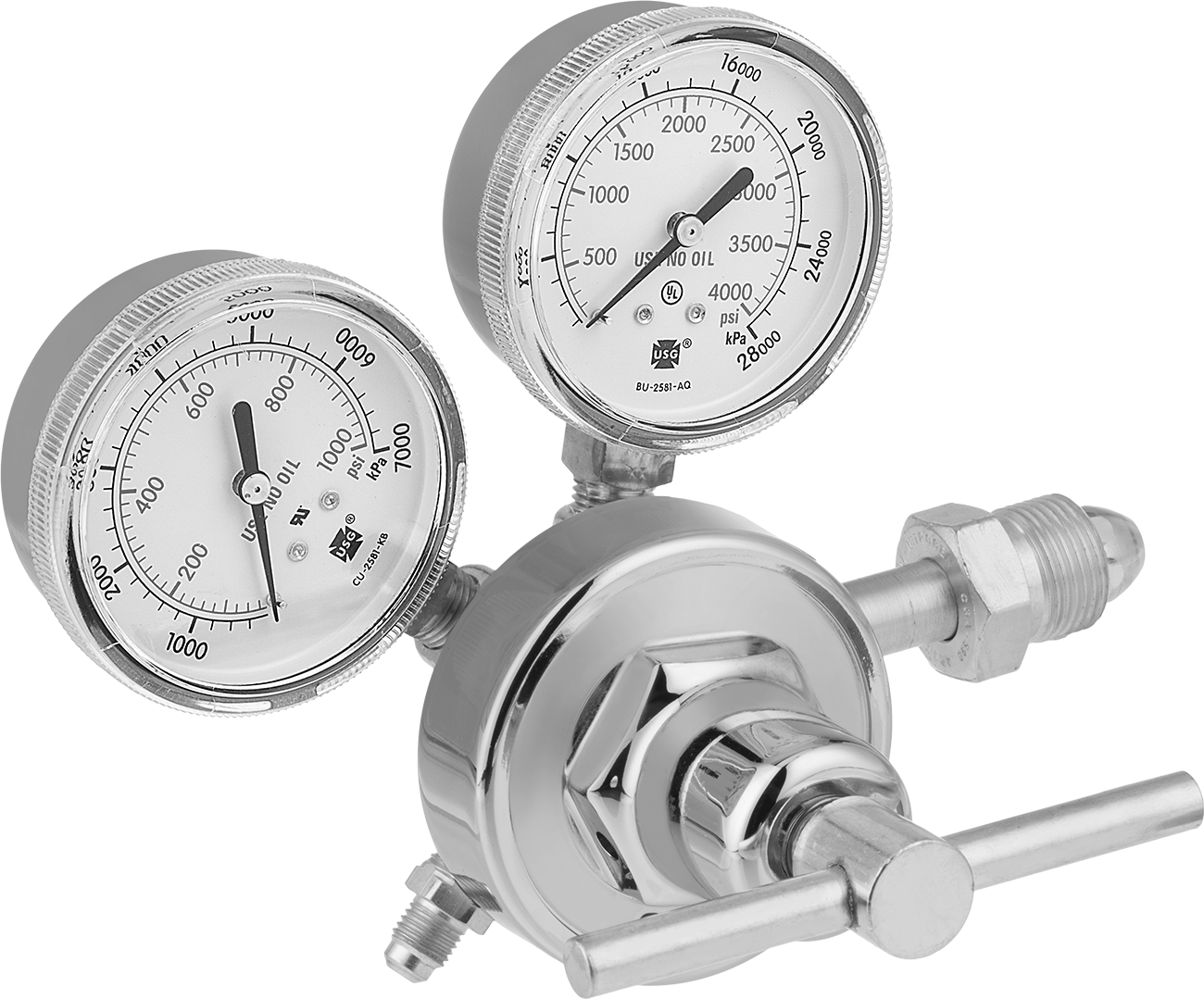 Flared Outlet × Male Inlet Single-Stage Valves