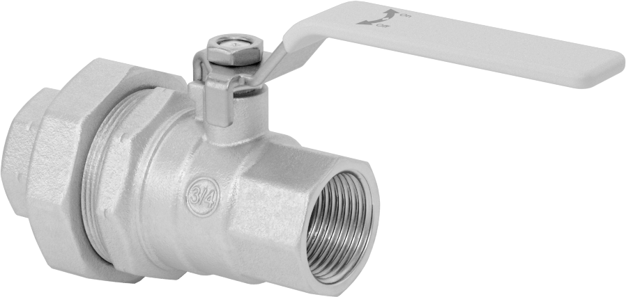 İçme Suyu için Açma/Kapama Vanası, Kolay Kurulum, 3/4 NPT Dişi x 3/4 NPT Dişi Rakor