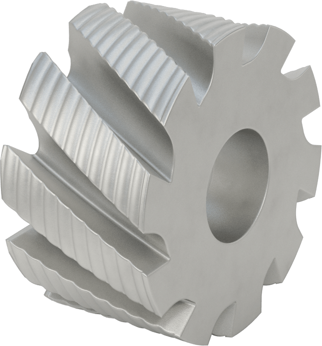 Kaba Yüzey Freze Bıçağı, Kaba Aralık, Kaplamasız Kobalt Çelik, 3-1/2" Freze Çapı