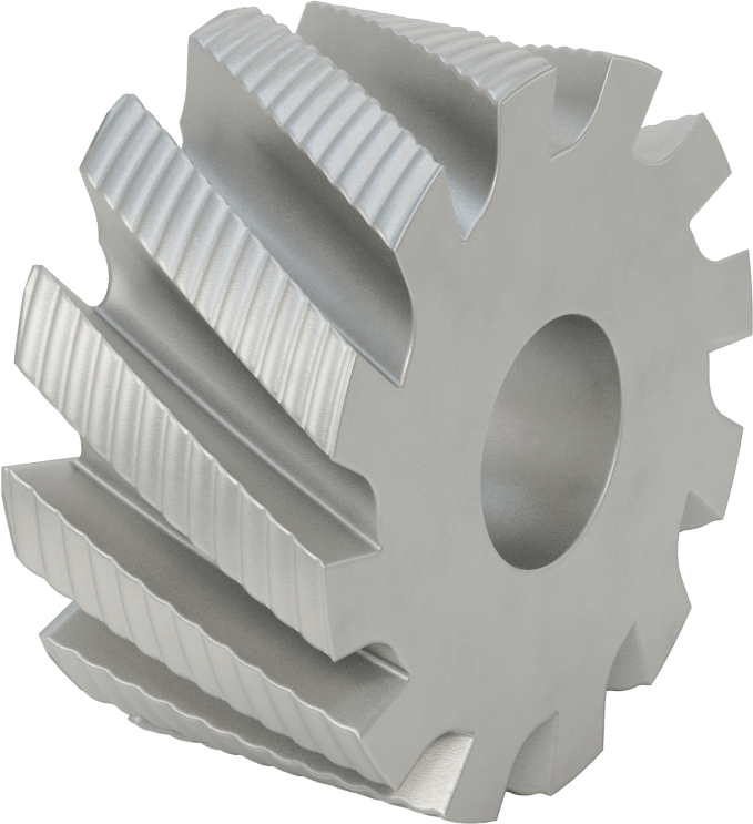Kaba Yüzey Freze Bıçağı, Kaba Aralık, Kaplamasız Kobalt Çelik, 4-1/2" Freze Çapı