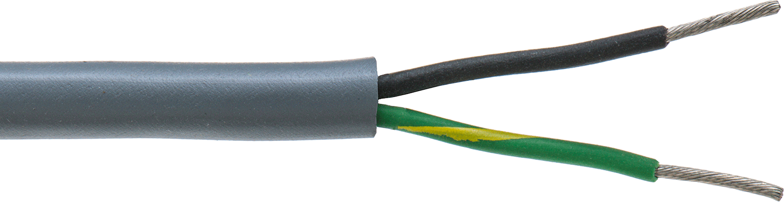 İnce Yalıtımlı Kontrol Kablosu, Sürekli Esnek, İki adet 18 AWG Tel