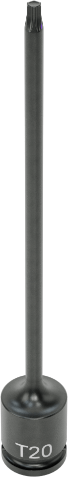 Uzun Uçlu Darbeli Torx Uç Soketi, 3/8" Kare Tahrik, T20 Tahrik Boyutu