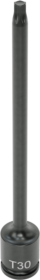 Uzun Uçlu Darbeli Torx Uç Soketi, 3/8" Kare Tahrik, T30 Tahrik Boyutu