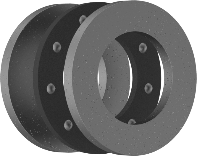 Eksenel Bilyalı Rulman, Çelik, 3/4" Mil Çapı için, 1-1/4" OD, 0,342 inç Kalınlık