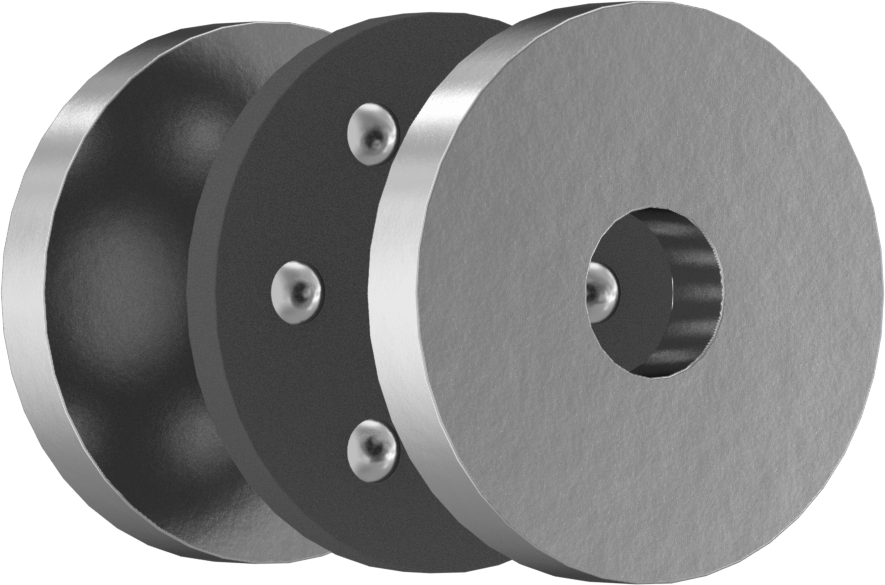 Eksenel Bilyalı Rulman, Paslanmaz Çelik, 1/8" Mil Çapı için