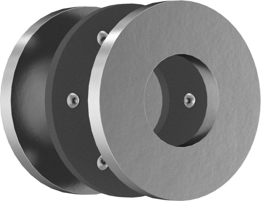 Eksenel Bilyalı Rulman, Paslanmaz Çelik, 3/8" Mil Çapı