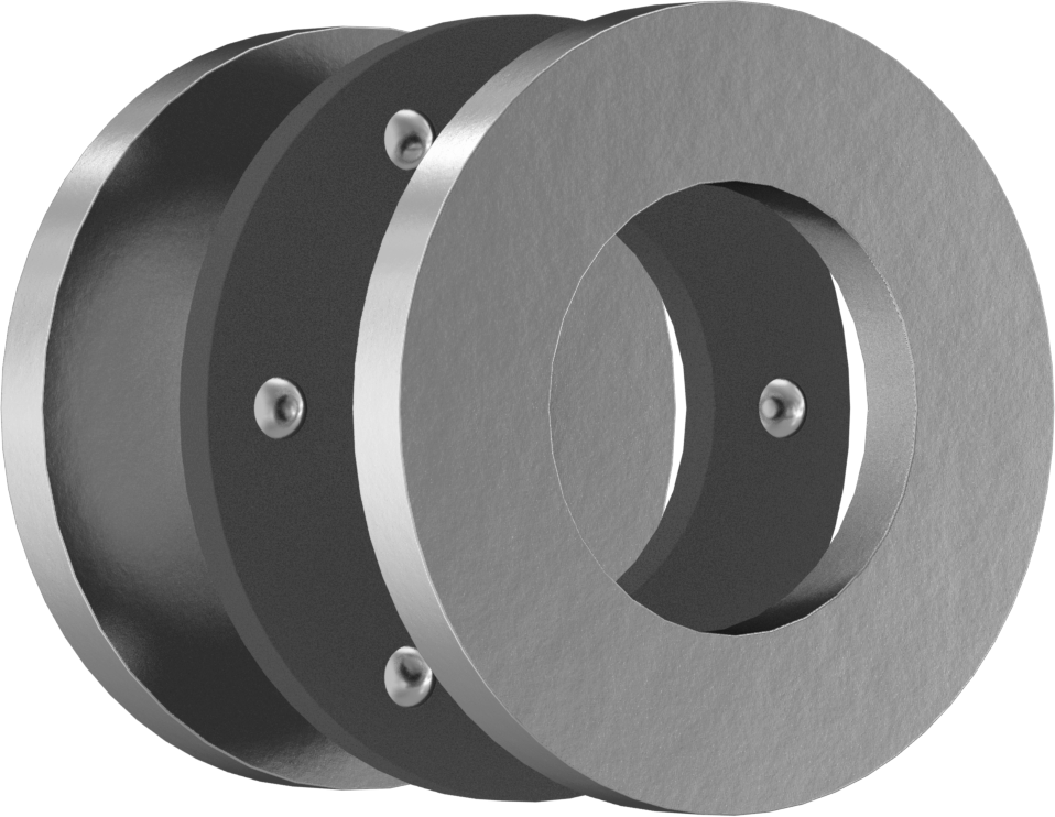 Eksenel Bilyalı Rulman, Paslanmaz Çelik, 5/8" Mil Çapı için