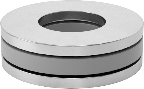 Eksenel Bilyalı Rulman, Çelik, 10 mm Mil Çapı için, 21 mm OD, 6,35 mm Kalınlık