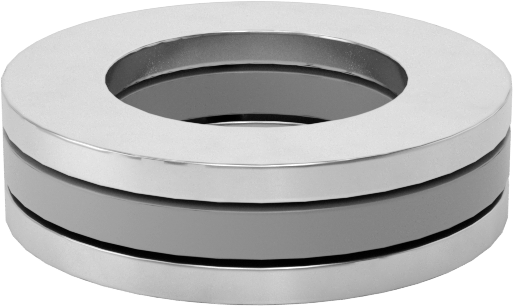 Eksenel Bilyalı Rulman, Çelik, 19 mm Mil Çapı için, 32 mm OD, 8,74 mm Kalınlık